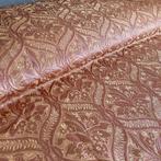 Vintage zijden dekbed, oudroze - Italië - - Textiel - 215 cm, Antiek en Kunst