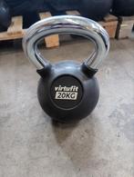 VirtuFit Kettlebell - Rubber/Chroom - 20 kg - Afhaal Deal, Sport en Fitness, Verzenden, Nieuw, Kettlebell