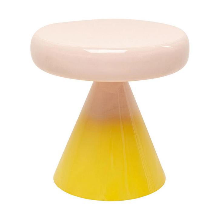 *WOONWINKEL* Kare Design Rici 60 Retro Salontafel Rood Email, Huis en Inrichting, Tafels | Bijzettafels, Nieuw, Verzenden