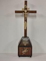 Crucifix - hout en parelmoer - 1920-1930 - Croce Gerusalemme