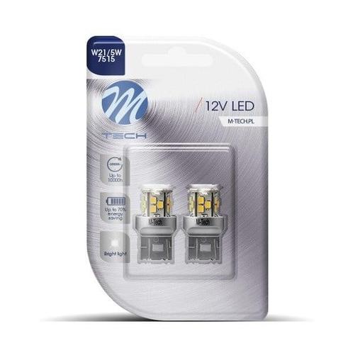 T20 W21/5W set | autoverlichting LED 2 stuks | 21-SMD daglic, Auto-onderdelen, Verlichting, Nieuw, Verzenden