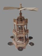 Kerstbeeldje - Roterende kerstpiramide 3-verdiepingen - 42