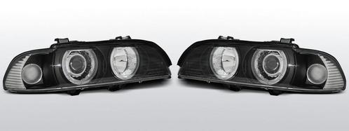 Koplampen Angel Eyes | BMW 5 Series E39 1995-2003 | zwart, Auto-onderdelen, Verlichting, Nieuw, BMW, Ophalen of Verzenden