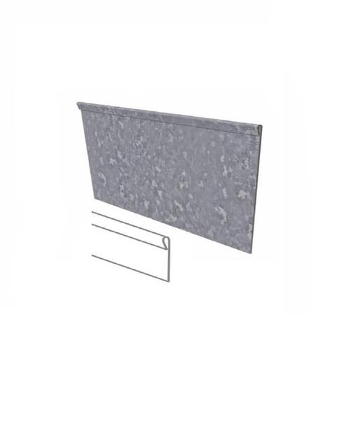 Verzinkt staal kantopsluiting geplet 230x0,2x29cm, Tuin en Terras, Bielzen en Borders, 200 cm of meer, Nieuw, Overige materialen