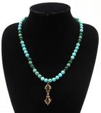 Howliet turquoise, Smaragd - Boeddhistische ketting -, Antiek en Kunst, Antiek | Boeken en Bijbels
