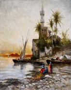 Mikhail Kraiev (1957) - Au Bord du Nil - Orientaliste