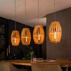 LifestyleFurn Hanglamp Lori Mangohout, 4-lamps, Huis en Inrichting, Lampen | Hanglampen, Nieuw, Hout, Verzenden