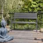 Tuinbank Line 2-zitter met aluminium frame 128x59x88cm - don