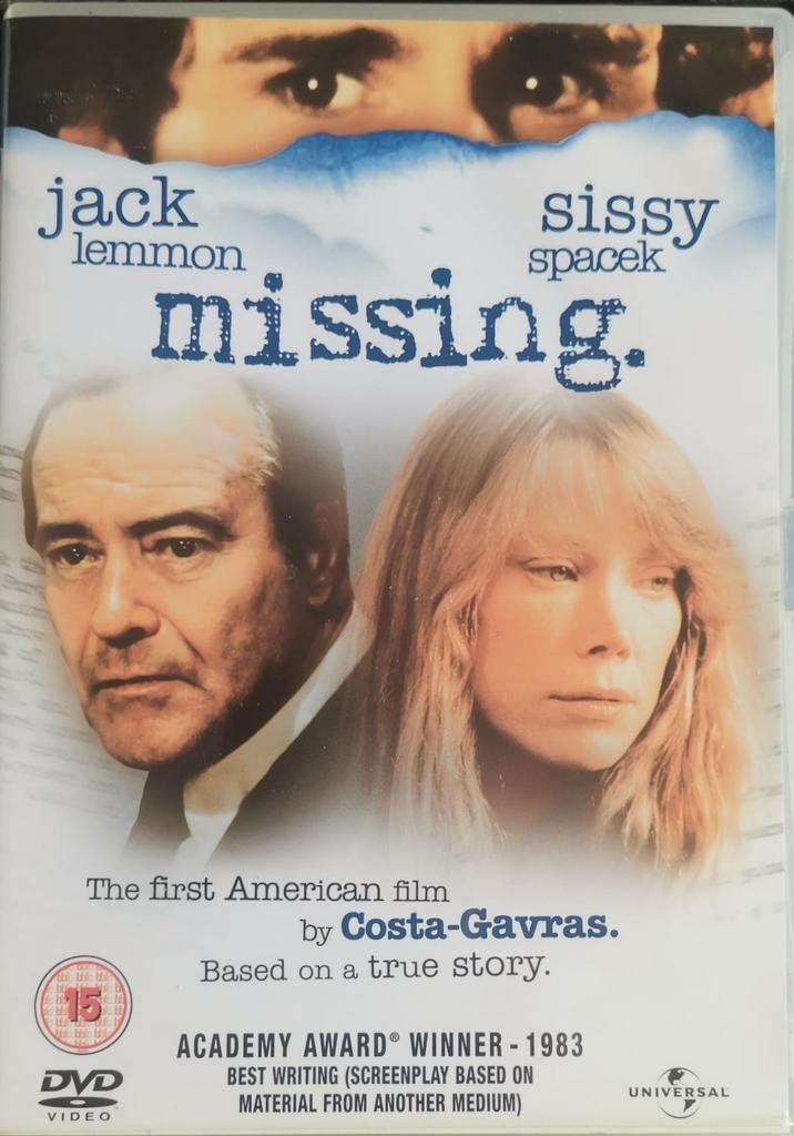 Missing ( Costa-Gavras) Jack Lemmon -       Gratis verzenden, Cd's en Dvd's, Dvd's | Tv en Series, Zo goed als nieuw, Drama, Vanaf 12 jaar