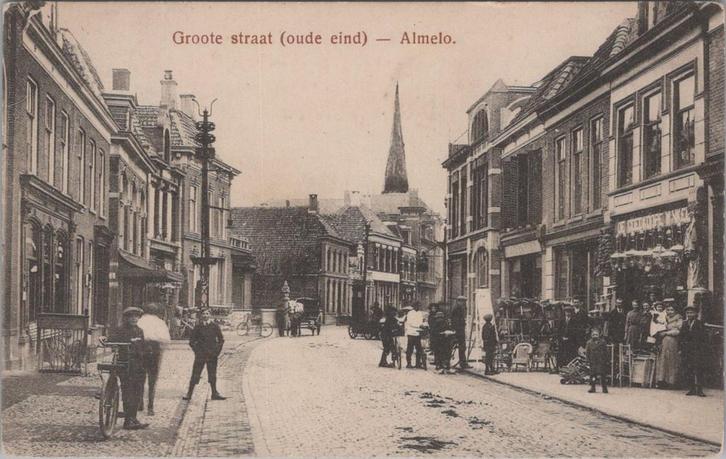 ALMELO - Groote straat (oude eind), Verzamelen, Ansichtkaarten | Nederland