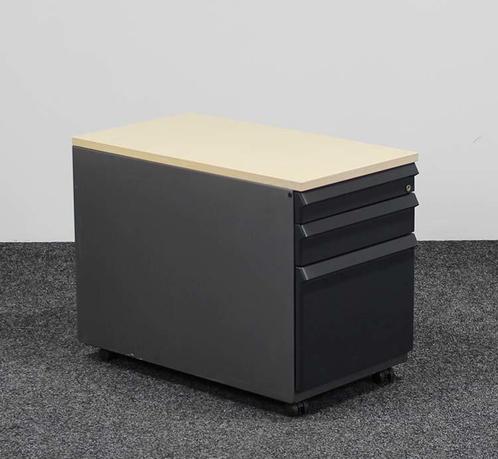 Ahrend Ladeblok 3-Laden Antraciet | 58 x 42,5 x 76 cm, Huis en Inrichting, Kasten | Ladekasten, Gebruikt, Ophalen of Verzenden