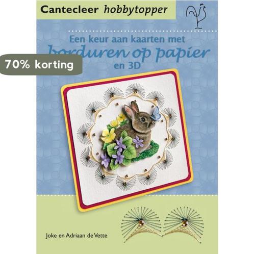 Keur aan kaarten met borduren op papier en 3D / Cantecleer, Boeken, Hobby en Vrije tijd, Zo goed als nieuw, Verzenden