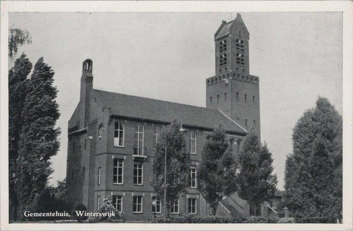 WINTERSWIJK - Gemeentehuis, Verzamelen, Ansichtkaarten | Nederland, Verzenden