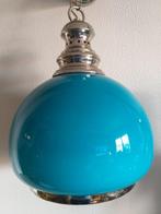Plafondlamp - Glas, Verchroomd messing, Antiek en Kunst