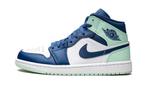 Jordan 1 Mid Blue Mint - maat 43 (Sneakers, Schoenen), Kleding | Dames, Verzenden, Nieuw