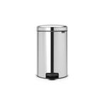Brabantia Pedaalemmer newIcon 20 ltr - RVS, Huis en Inrichting, Woonaccessoires | Prullenbakken, Verzenden, Nieuw
