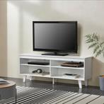 [en.casa] TV meubel Stenløse 58x150x38 cm wit, Huis en Inrichting, Kasten | Televisiemeubels, Nieuw, Verzenden