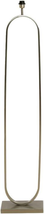2dekans | Light & Living Jamiri Vloerlamp 142 cm – Nikkel –, Ophalen of Verzenden, Zo goed als nieuw
