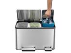 EKO - EcoCasa Recycler pedaalemmer 15+15+15 liter -, Verzenden, Zo goed als nieuw