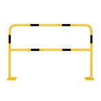 Veiligheidshek Gecoat Ø40 mm Geel/Zwart 1000x1500 mm, Verzenden