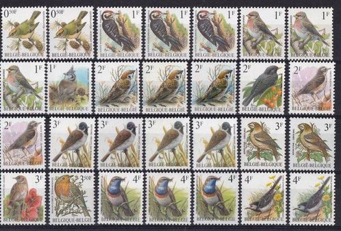 België 1985/2007 - BUZIN-vogels met PREOs, met gom- en, Postzegels en Munten, Postzegels | Europa | België