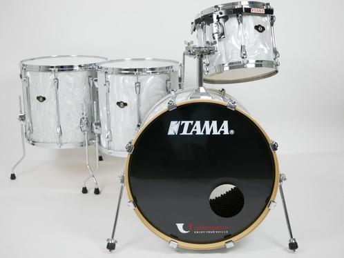 Tama Superstar Shellset 4 delig met dubbele floortom, Muziek en Instrumenten, Drumstellen en Slagwerk, Zo goed als nieuw, Tama