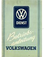 1952 VOLKSWAGEN KEVER INSTRUCTIEBOEKJE DUITS, Auto diversen, Handleidingen en Instructieboekjes