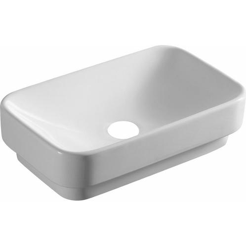 Half Inbouw Waskom VM Go Amon 49x30x13.5 cm Porselein Wit, Doe-het-zelf en Verbouw, Sanitair, Overige typen, Nieuw, Ophalen of Verzenden
