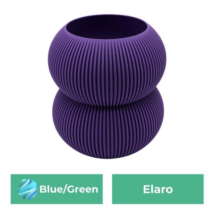 Elaro | Blue/Green | 34CM, Huis en Inrichting, Woonaccessoires | Vazen, Nieuw, Ophalen of Verzenden