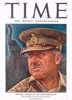 Cover Time Magazine1944 met Henry Maitland Wilson, Verzamelen, Verzenden, Foto of Poster