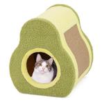 2dekans | Coast Kattenhuis - Advocadovorm - Met Krabpaal -, Dieren en Toebehoren, Ophalen of Verzenden, Zo goed als nieuw