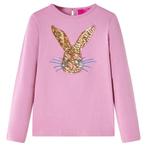 vidaXL Kindershirt met lange mouwen 92 rozebruin, Verzenden, Nieuw