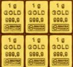 6 x 1 Gramm - Goud .999 - Valcambi - Loszittend, Postzegels en Munten, Edelmetalen en Baren