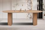 Lagos eettafel ovaal, kleur oude eik (nieuw, outlet), Huis en Inrichting, Tafels | Eettafels, Nieuw, Overige materialen