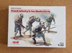 ICM 35696 French Infantry in Gas Masks (1916) 1:35, Verzenden, Nieuw