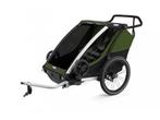 Thule Chariot Cab 2 - Fietskar - Cypres Green, Verzenden, Zo goed als nieuw