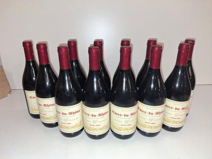 2003 Côtes-Du-Rhône Antoine de Carnet cru de la vallee du, Verzamelen, Wijnen