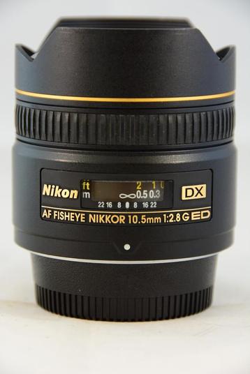 Nikon AF Fisheye Nikkor 10.5mm/2.8G ED DX in TOP STAAT beschikbaar voor biedingen