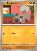 Rockruff 116/197 reverse holo Obsidian flames, Ophalen of Verzenden, Nieuw, Losse kaart, Foil