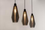 Rietveld Hanglampen - Zwart, Grijs - Glas, Metaal, Verzenden, Nieuw
