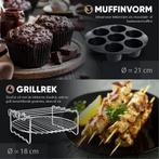 VAIVE Heteluchtfriteuse Accessoires Set - Geschikt voor alle, Witgoed en Apparatuur, Airfryers, Ophalen of Verzenden, Zo goed als nieuw