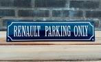 Renault parking only, Verzamelen, Merken en Reclamevoorwerpen, Verzenden, Nieuw