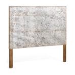 *WOONWINKEL* Kave Home Kron Hoofdbord Massief Mangohout 160, Verzenden, Nieuw, Wit