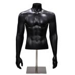 Gruppo Corso Torso 1/2 model heer met armen in mat zwart op