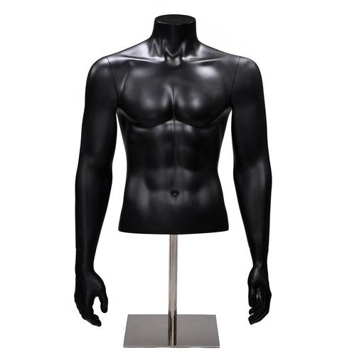 Gruppo Corso Torso 1/2 model heer met armen in mat zwart op, Zakelijke goederen, Kantoor en Winkelinrichting | Winkel en Inventaris