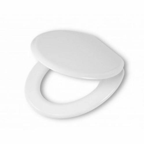 Toiletzitting Tiger Reno Softclose Hout Wit, Huis en Inrichting, Badkamer | Badtextiel en Accessoires, Ophalen of Verzenden