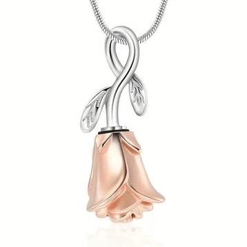 Florana™ Ashanger hangende Roos – Gedenksieraad in Zilver, beschikbaar voor biedingen