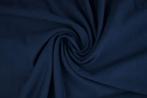 French Terry – Navy, Hobby en Vrije tijd, Stoffen en Lappen, Blauw, 120 cm of meer, Ophalen of Verzenden, Katoen