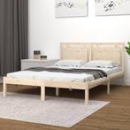 vidaXL Bedframe massief hout 180x200 cm, Huis en Inrichting, Slaapkamer | Bedden, Eenpersoons, Bruin, Verzenden, Nieuw