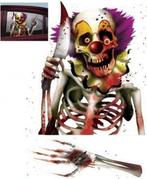 Halloween raamversiering voor de auto - Horror Clown, Hobby en Vrije tijd, Feestartikelen, Ophalen of Verzenden, Nieuw